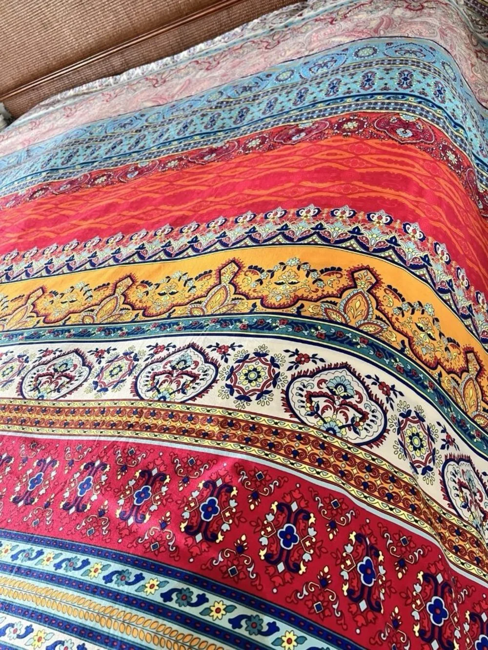 Stripe Bohemian KING QUEEN Duvet Cover 100